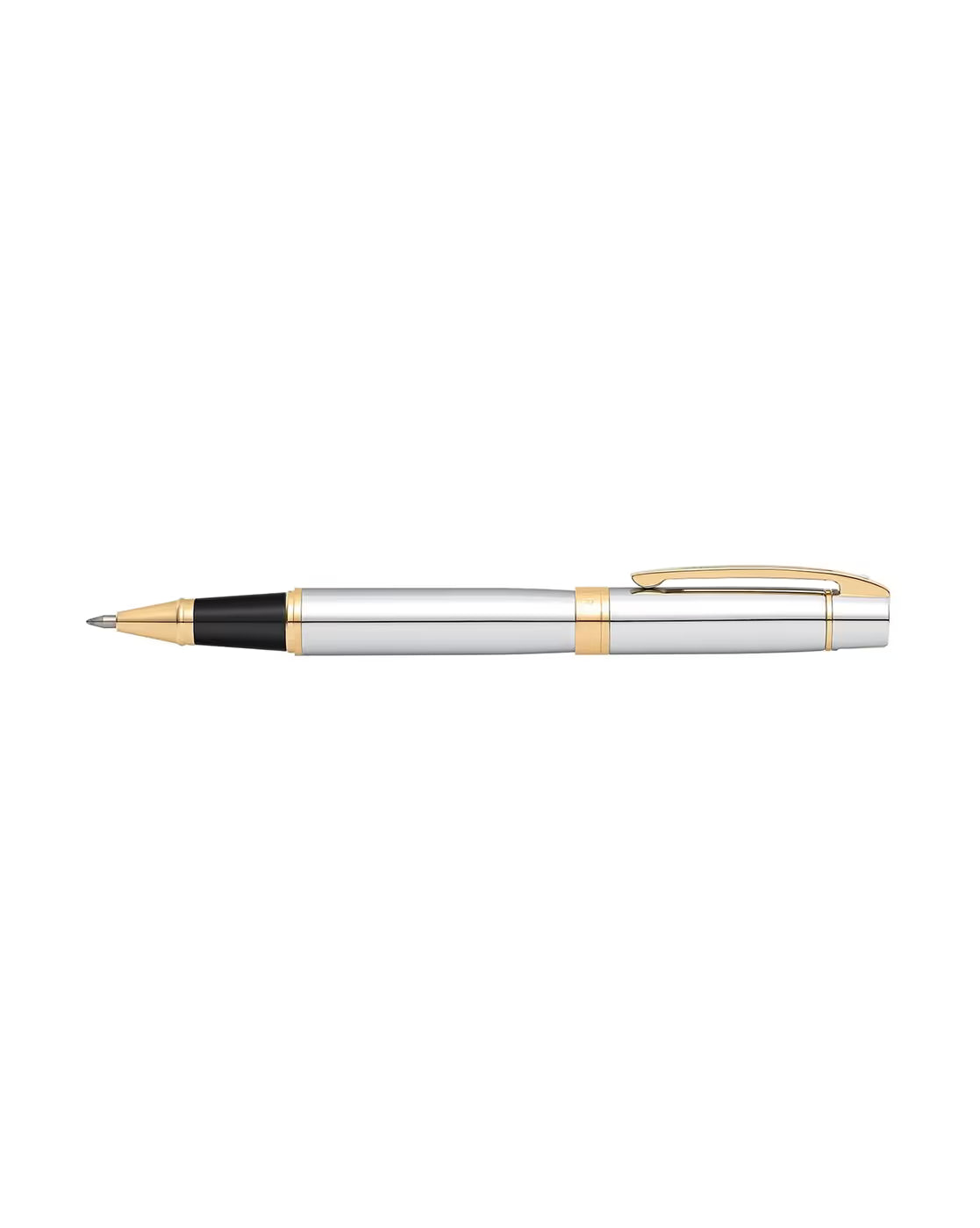 Pen Sheaffer 300 E9342 Bright Chrome With Gold Tone Trims Bp Sheaffer