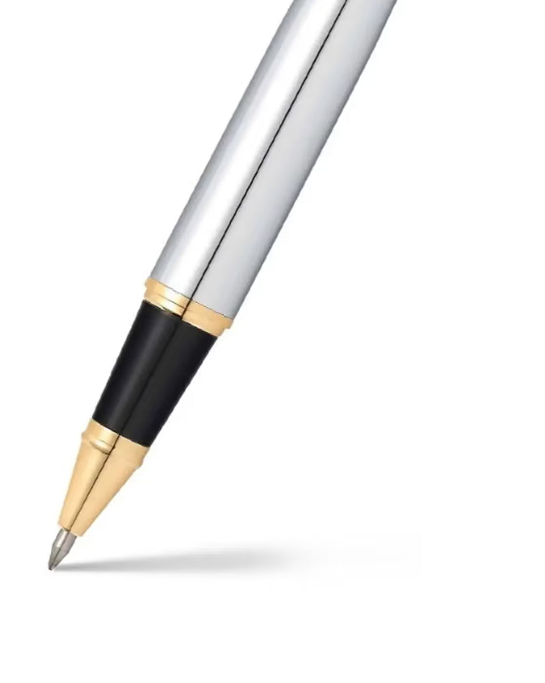 Pen Sheaffer 300 E9342 Bright Chrome With Gold Tone Trims Bp Sheaffer