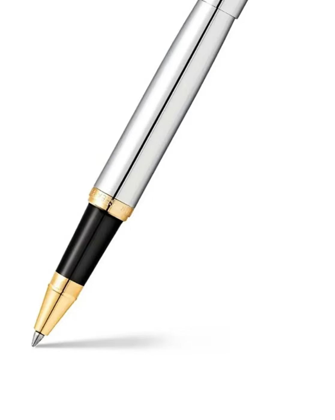 Sheaffer 9422 VFM Roller ballpoint Pen Polished Chrome with Gold-Plated Trim Sheaffer