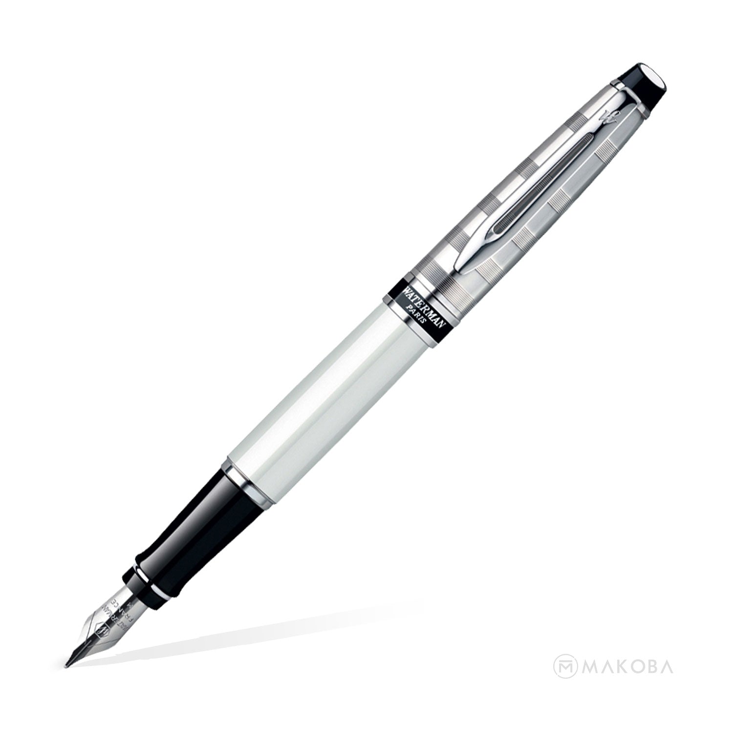 Waterman Expert Fountain Pen - Deluxe White CT Waterman