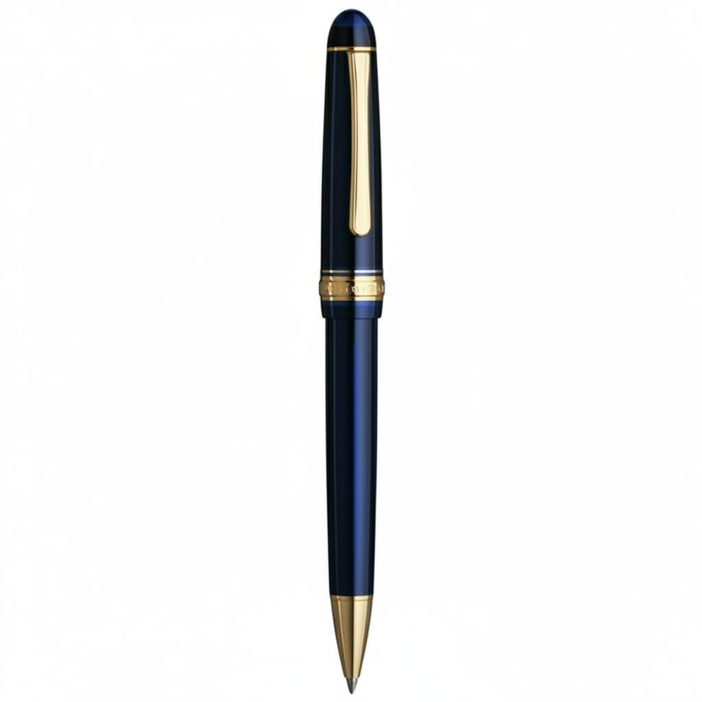 PLATINUM, Ballpoint Pen - #3776 CENTURY CHARTRES BLUE. Pen Club