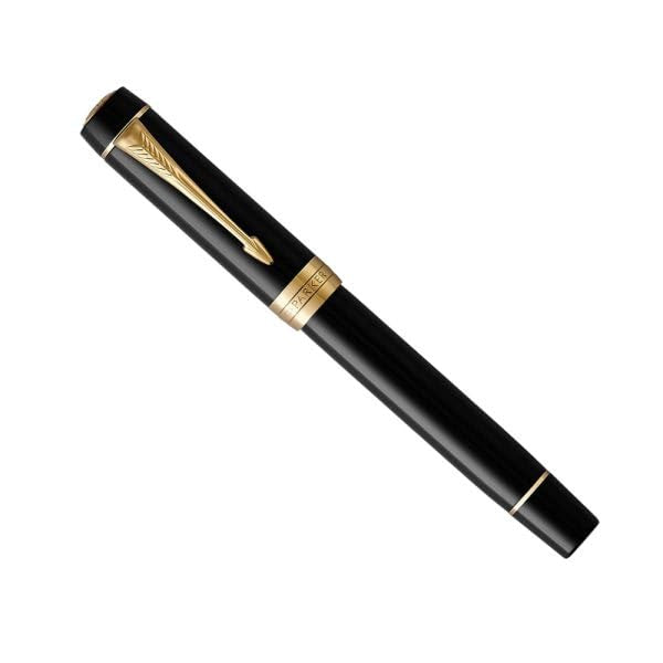 Parker Duofold Classic Black 18k GT FP (M)