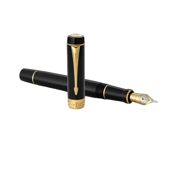 Parker Duofold Classic Black 18k GT FP (M)