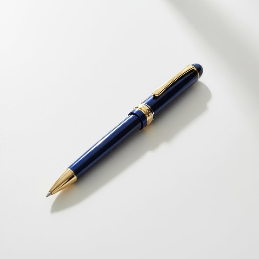 PLATINUM, Ballpoint Pen - #3776 CENTURY CHARTRES BLUE. Pen Club