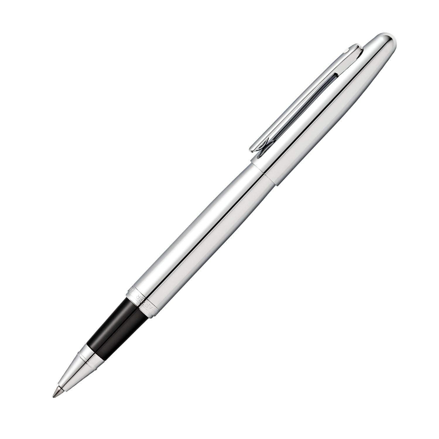 Sheaffer VFM E9421 Polished Chrome with Chrome Trim Rollerball Pen William Penn