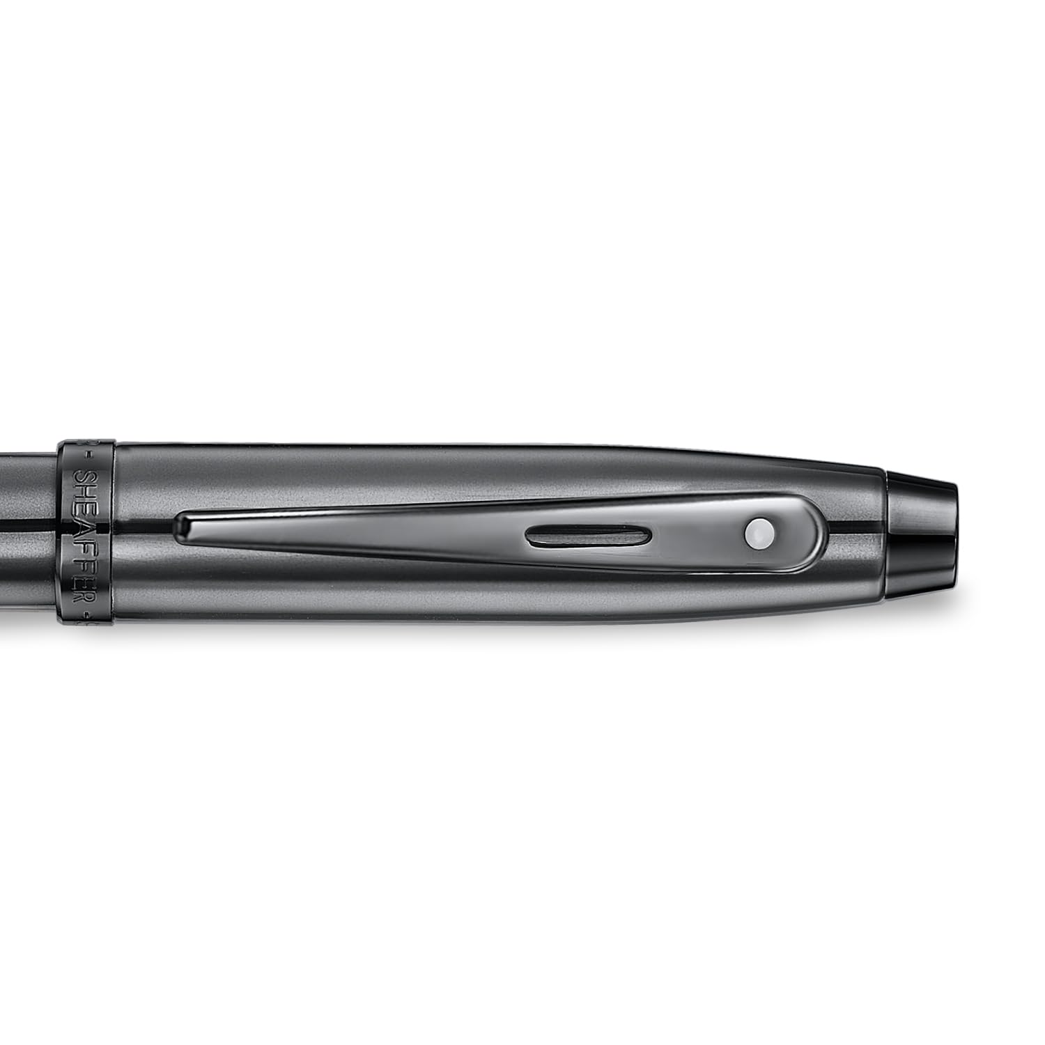 Sheaffer 100 Rollerball Pen E9375 Ionic Shiny Grey Gunmetal with PVD Trims Premium Rollerball Pen William Penn