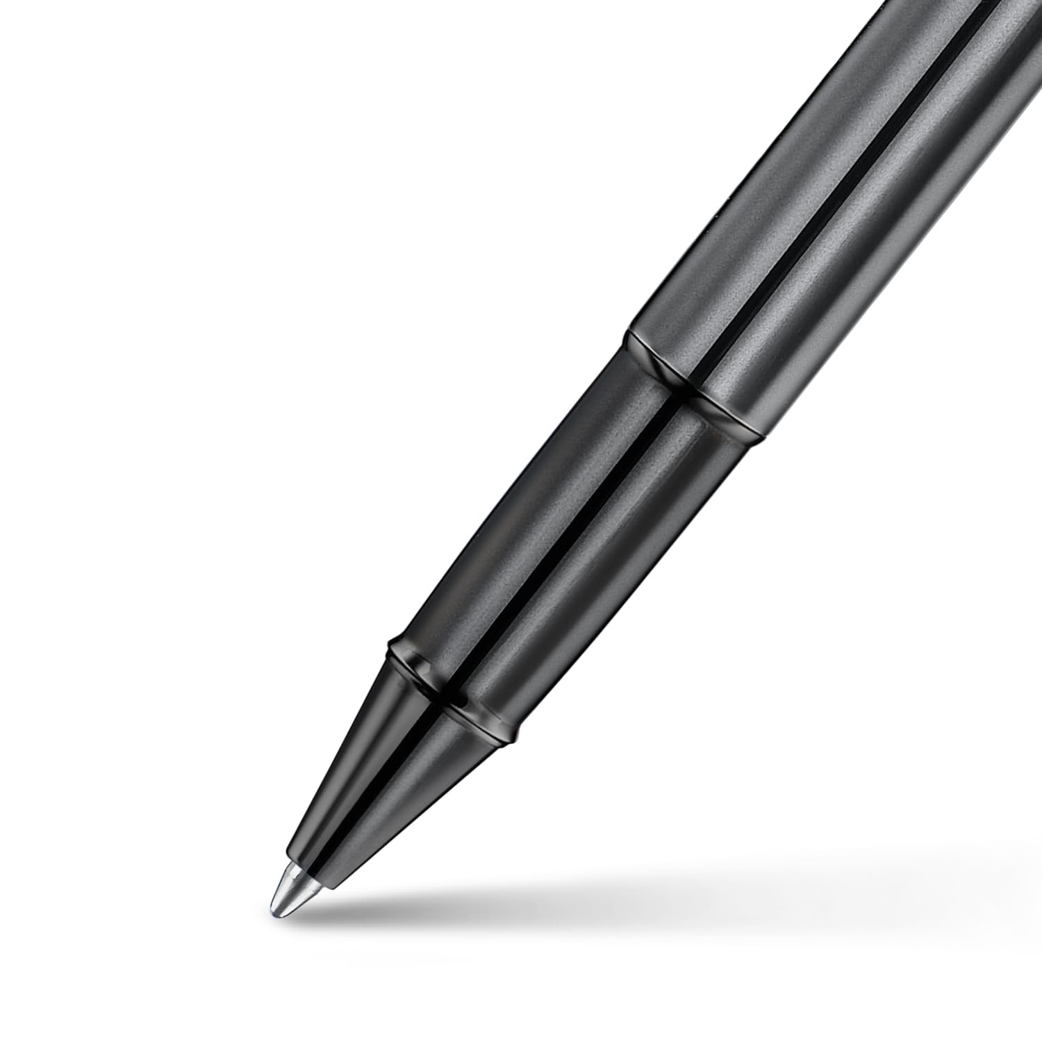 Sheaffer 100 Rollerball Pen E9375 Ionic Shiny Grey Gunmetal with PVD Trims Premium Rollerball Pen William Penn
