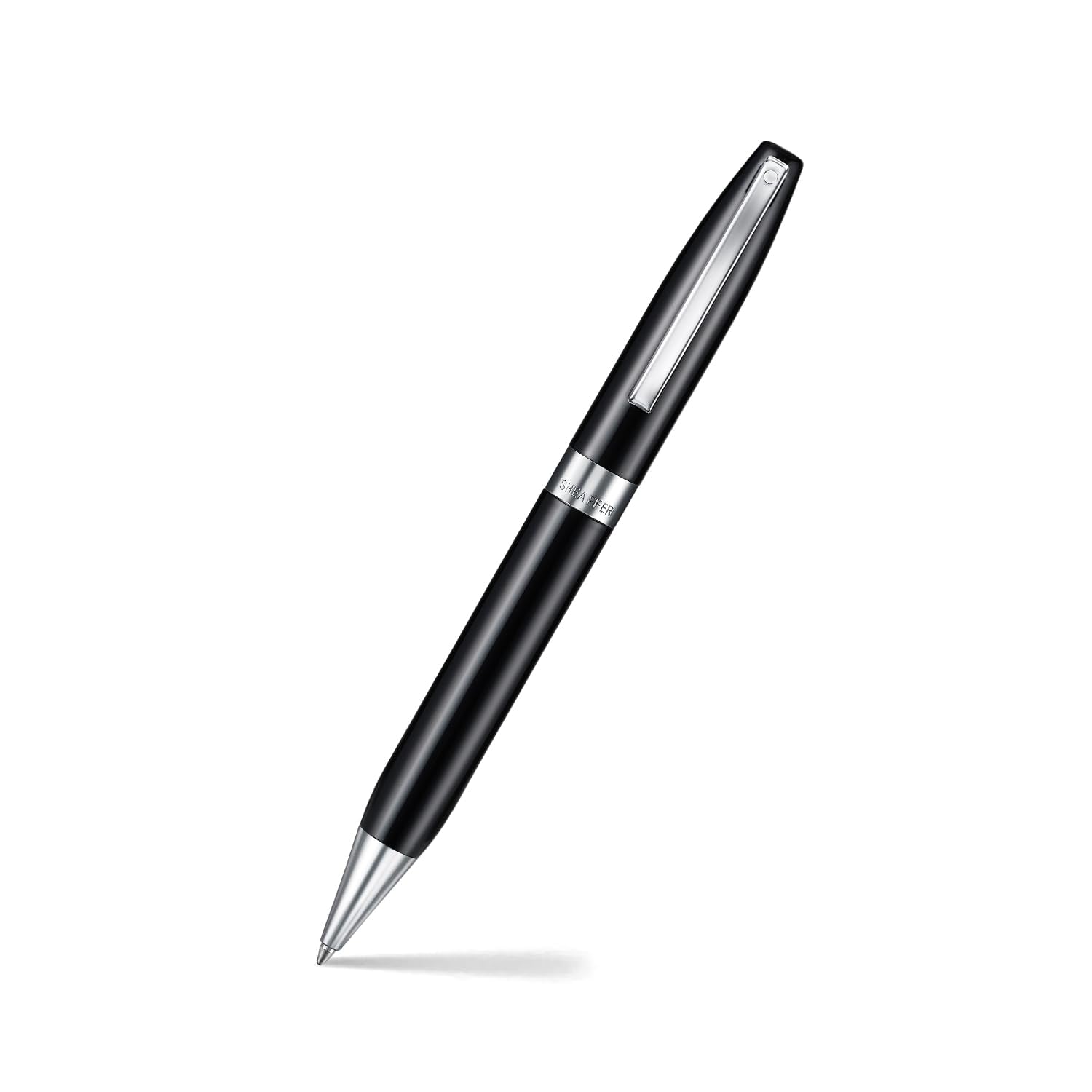 Sheaffer Legacy 9064 Glossy Black Ballpoint Pen with Chrome Plated Trims William Penn