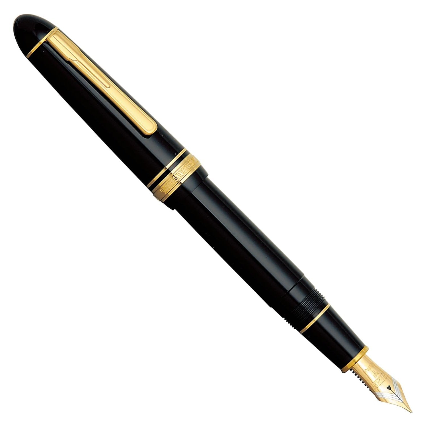 Platinum President Black GT Fountain ( Platinum
