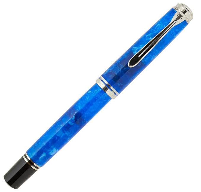 Pelikan Souverän M805 Vibrant Blue Fine Nib Fountain Pen (Special Edition) Pelikan