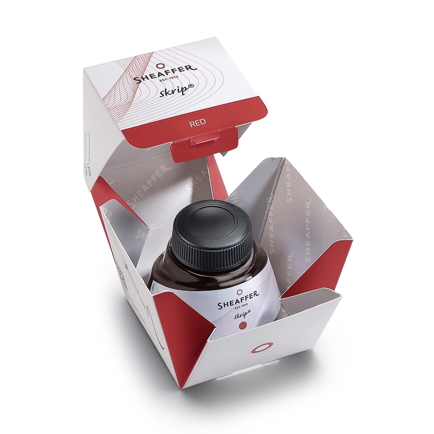 Sheaffer Skrip Ink Bottle, Red - 50ml Sheaffer