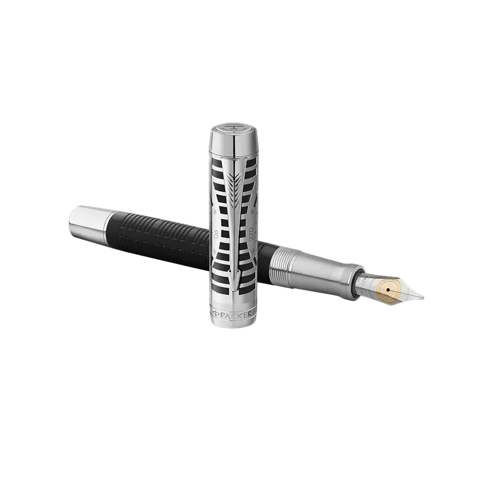 Parker Duofold Legacy of Flight Limited Edition Matt Black FP 18K (M)
