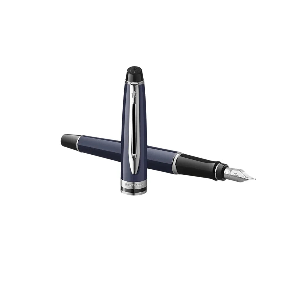 Waterman Expert Dark Blue Lacquer with Palladium Trim FP (F)