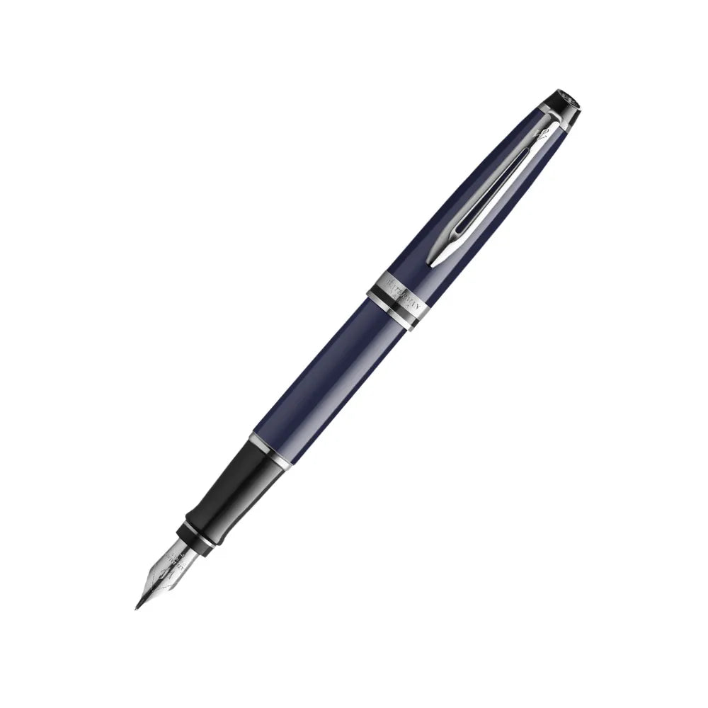 Waterman Expert Dark Blue Lacquer with Palladium Trim FP (F)