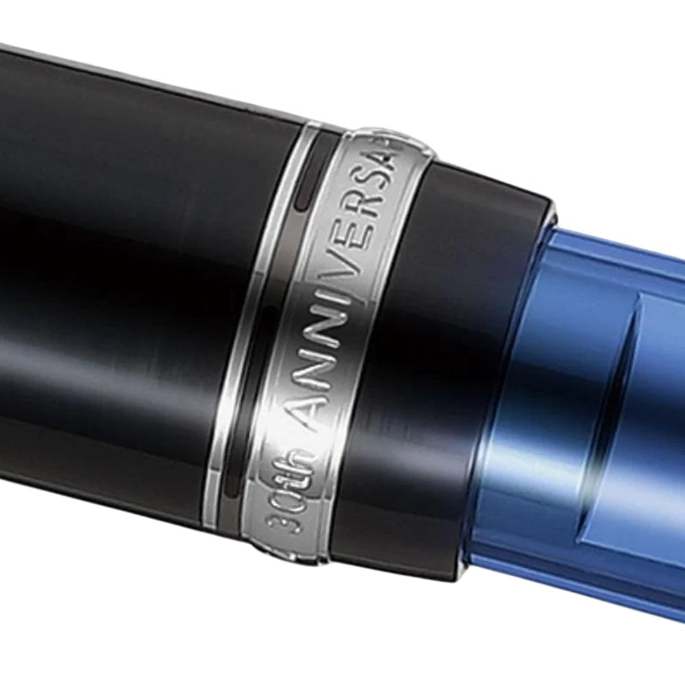 Pilot Custom 74 30th Anniversary Blue Resin CT Limited Edition Fountain Pen with 30ml Ink Bottle & CON-70 converter Pilot