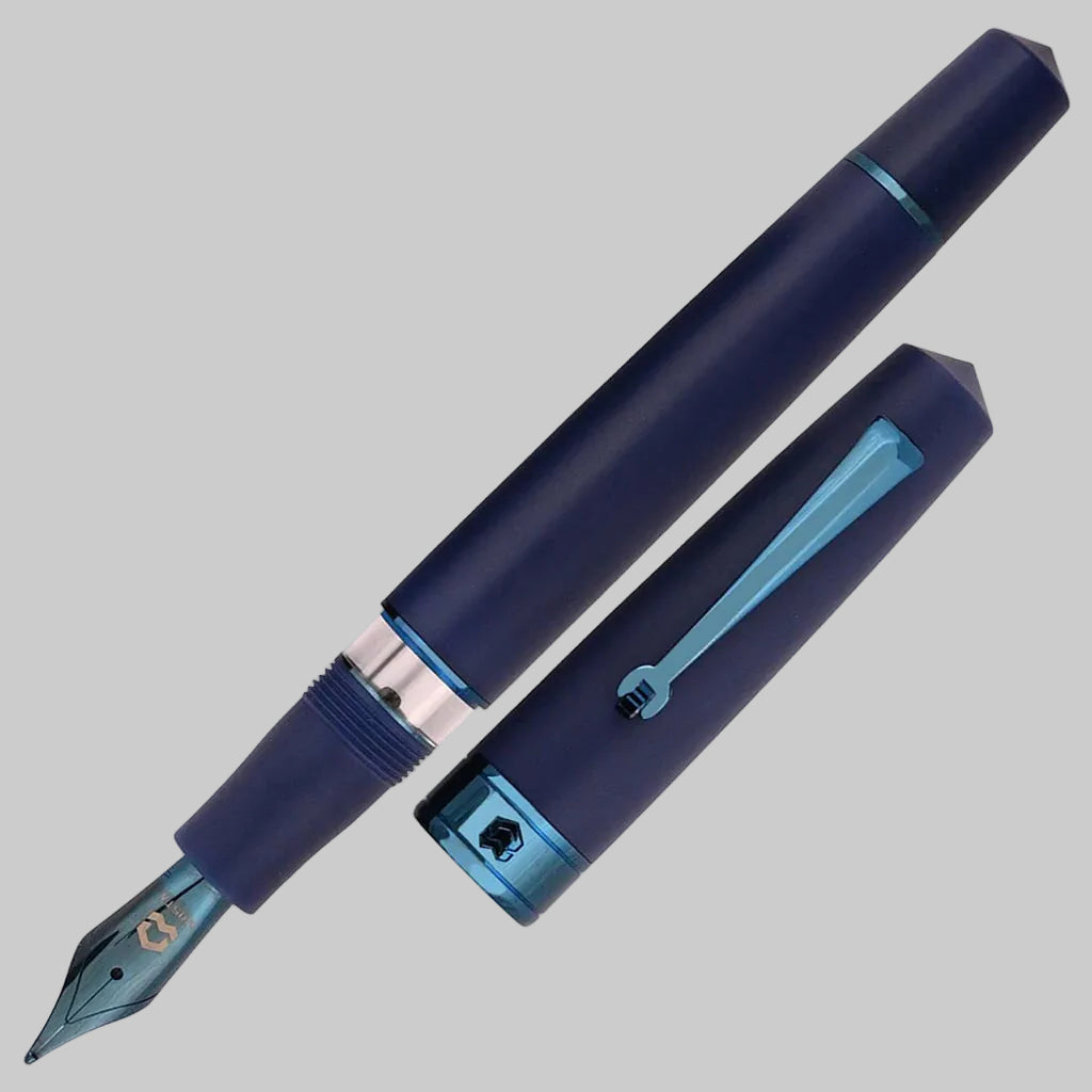 Arista One Navy Blue PVD Fountain Pen Arista