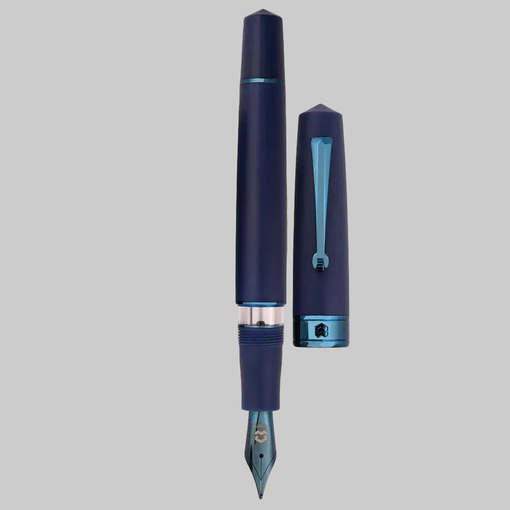Arista One Navy Blue PVD Fountain Pen Arista