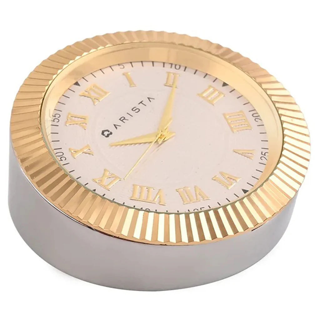 Arista Switch Black Chrome GT Ballpoint Pen + Table Clock Gift Set Arista