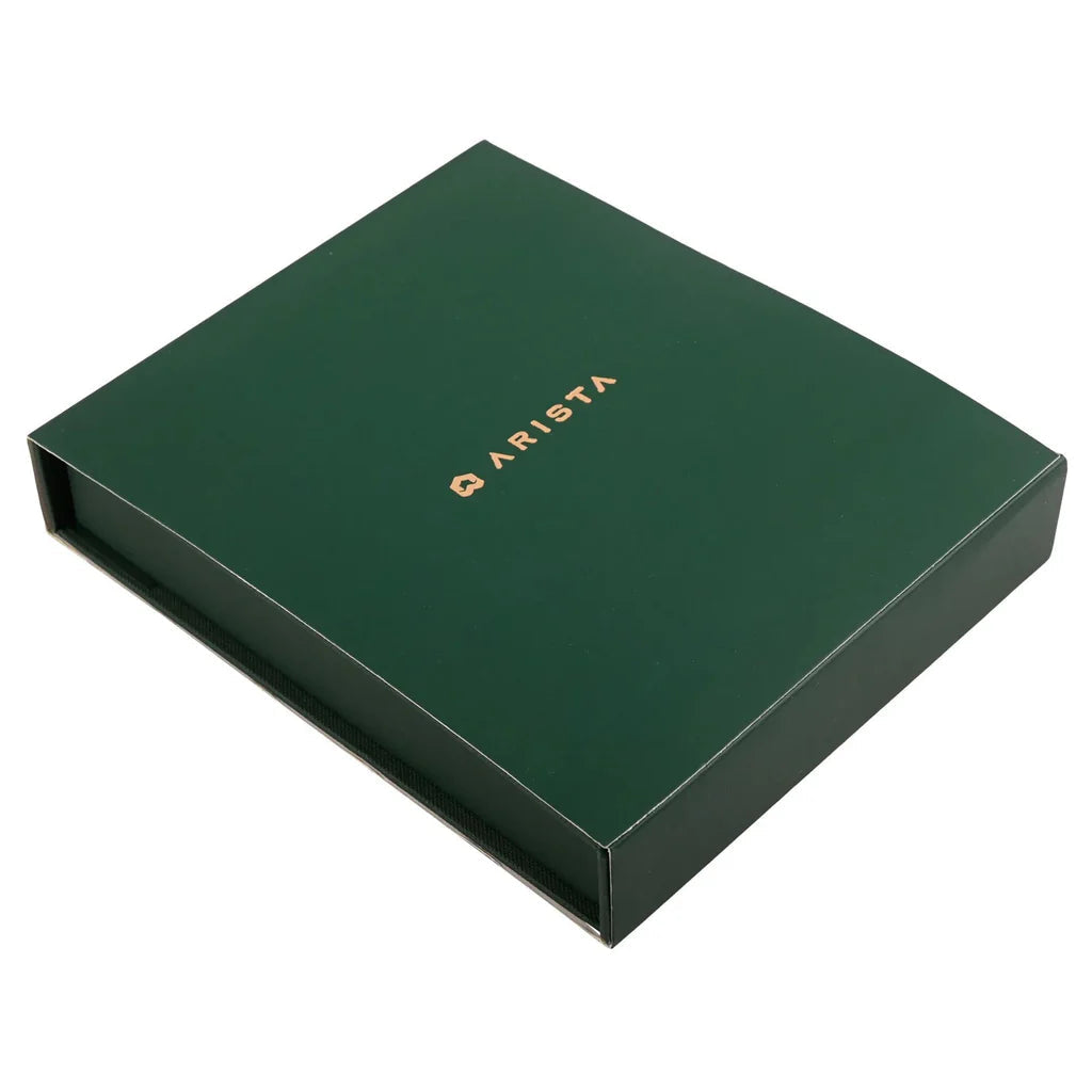 Arista Switch Black Chrome GT Ballpoint Pen + Table Clock Gift Set Arista
