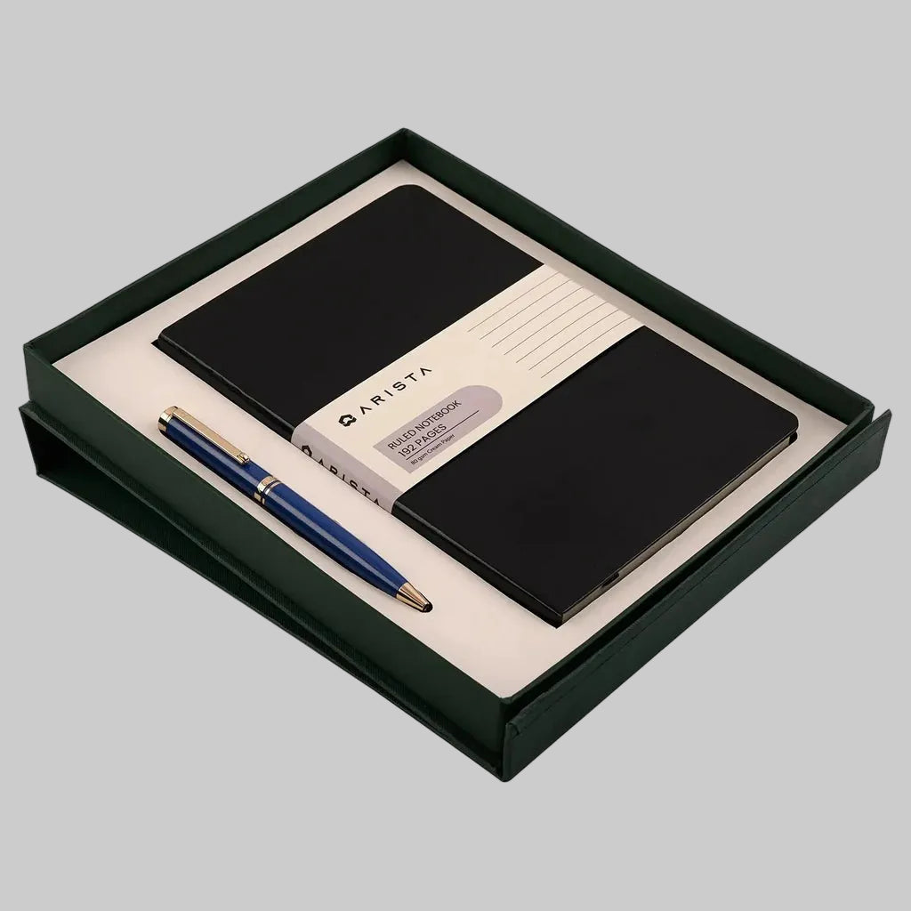 Arista Switch Sapphire Blue GT Ballpoint Pen + Notebook Gift Set Arista