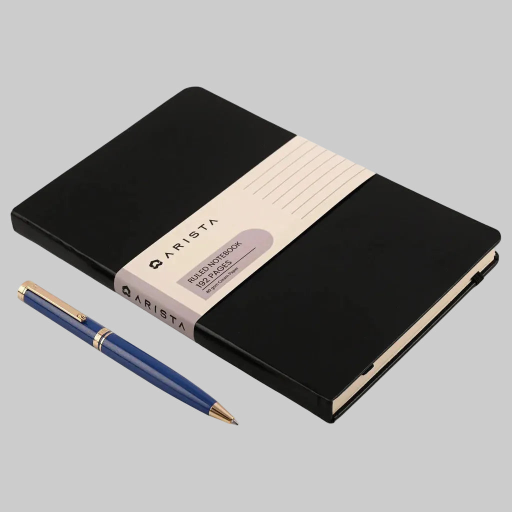 Arista Switch Sapphire Blue GT Ballpoint Pen + Notebook Gift Set Arista