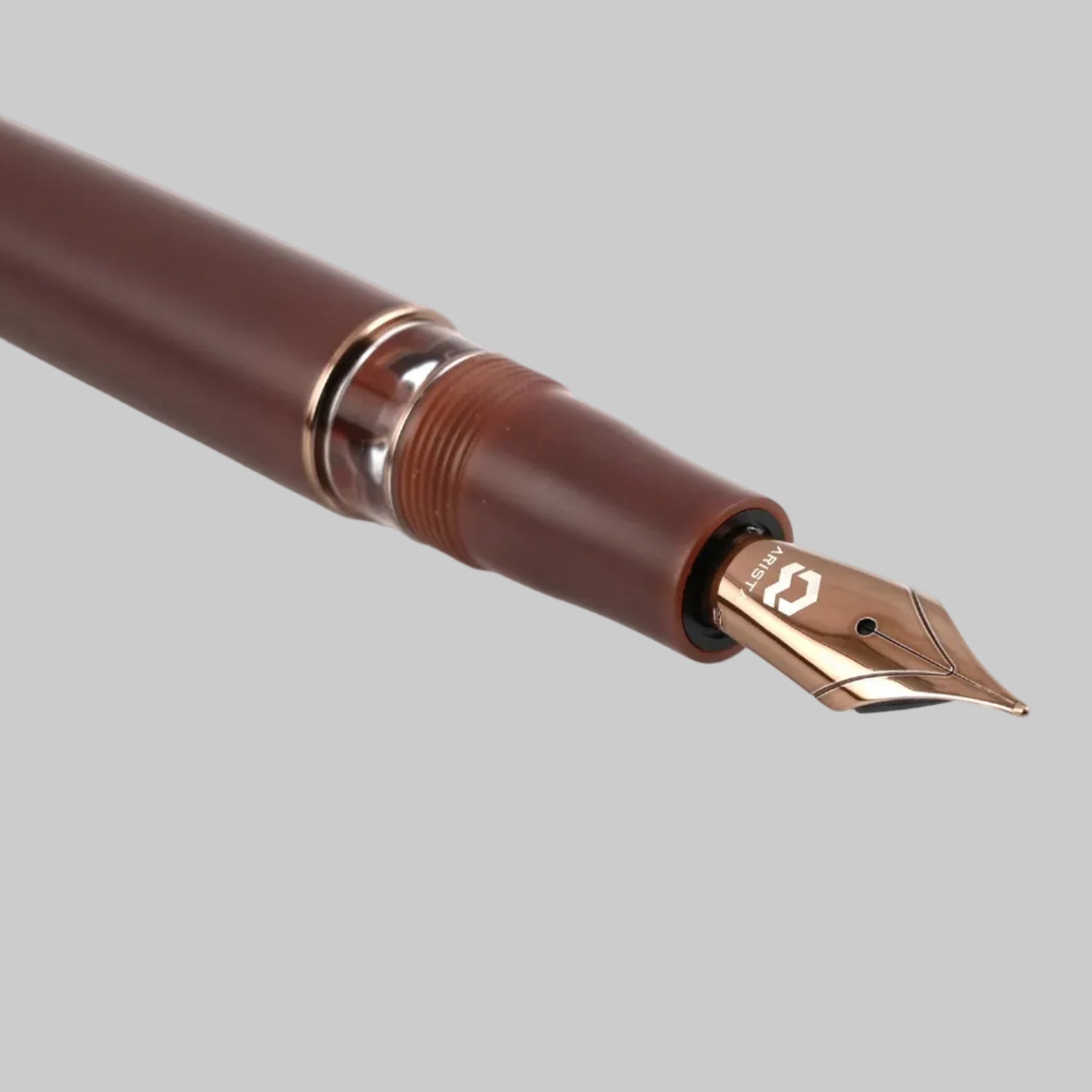 Arista One Fountain Pen Matte Chocolate Brown Arista