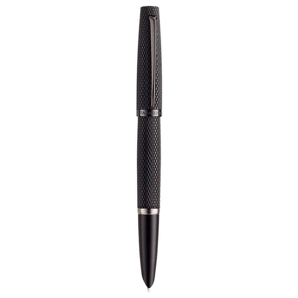Diplomat Viper Black Guilloche Fountain Pen (FM) Diplomat