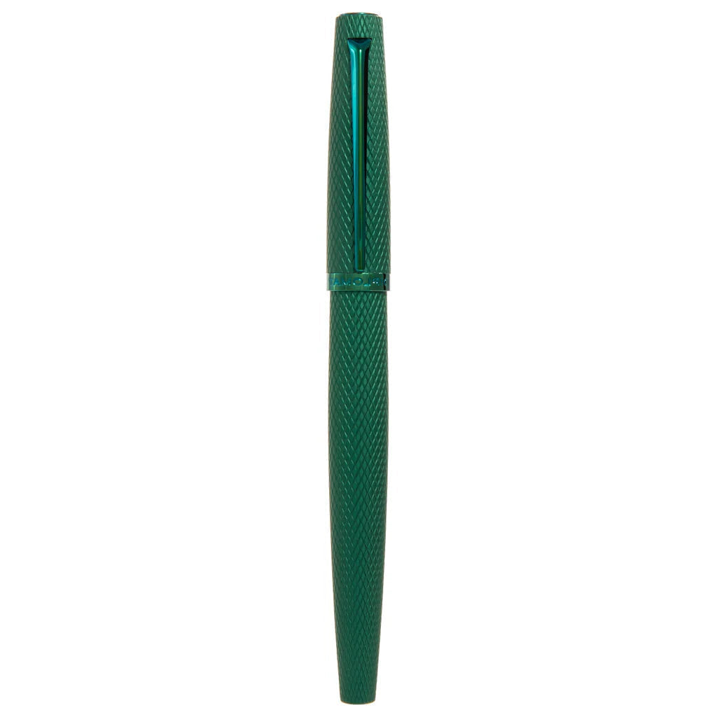 Diplomat Viper Green Guilloche Fountain Pen Diplomat