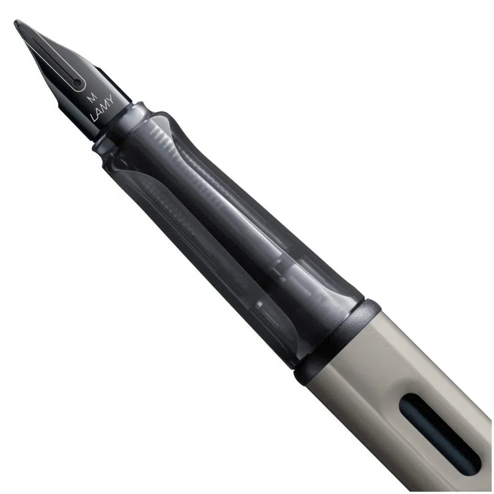 Lamy LX 057 Fountain Pen Medium Ruthenium With Ruthenium Metal Clip Lamy