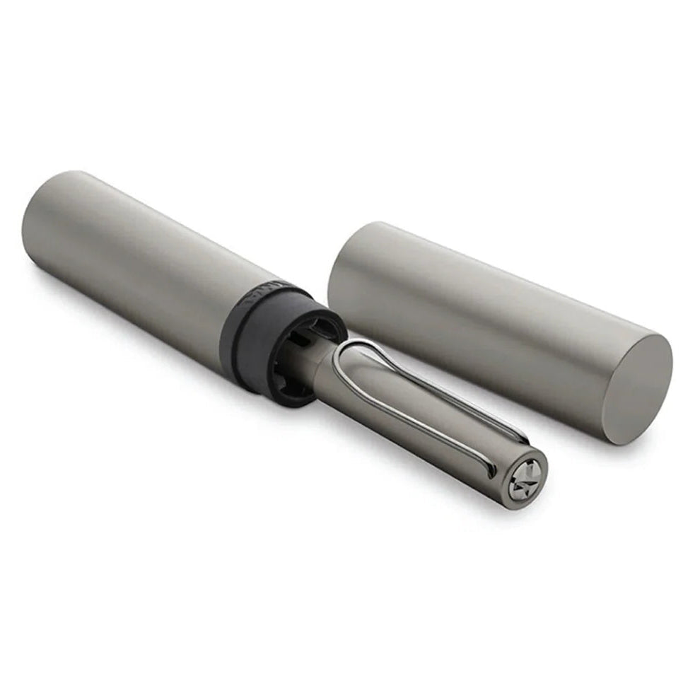 Lamy LX 057 Fountain Pen Medium Ruthenium With Ruthenium Metal Clip Lamy