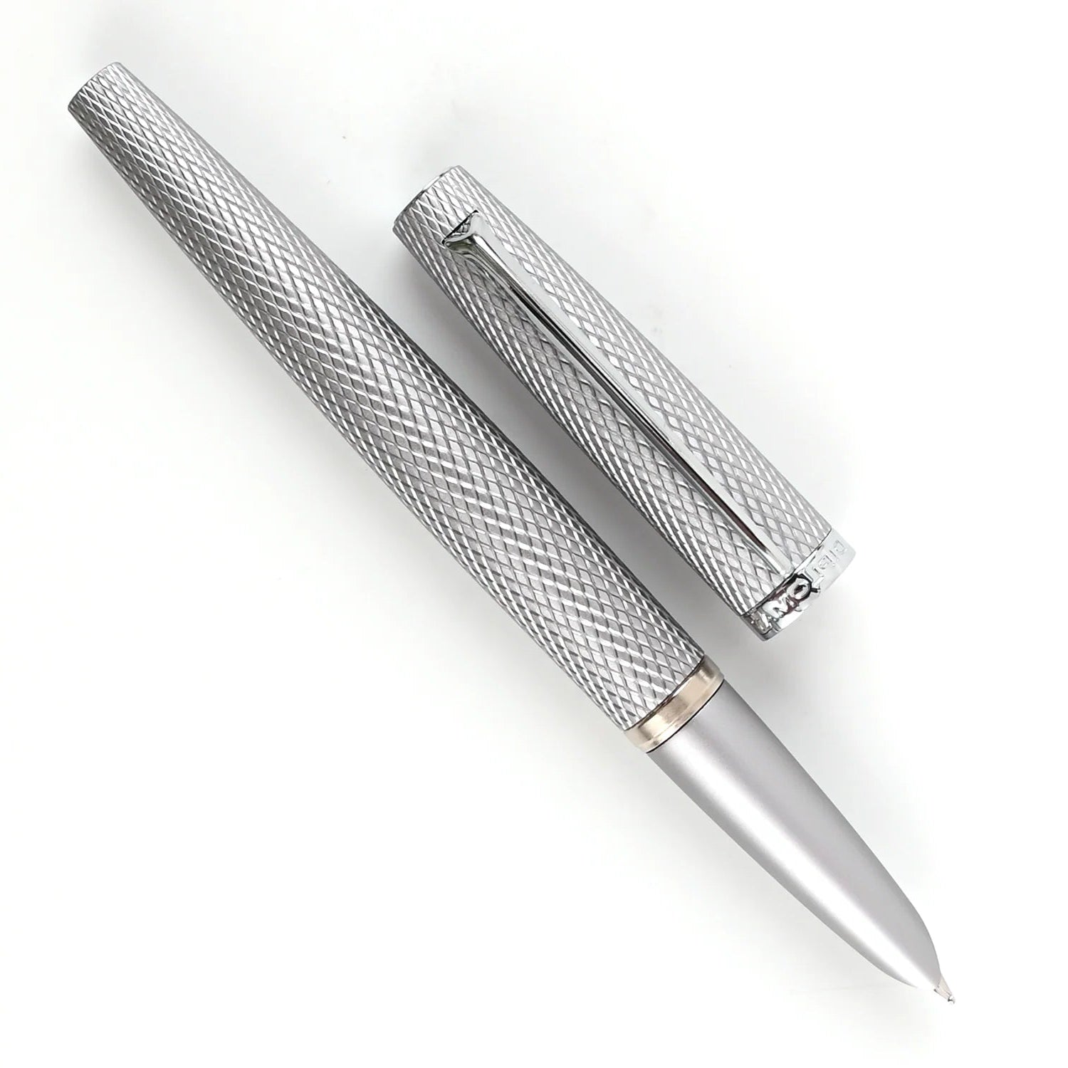 Diplomat Viper Silver Guilloche CT Fountain Pen Diplomat