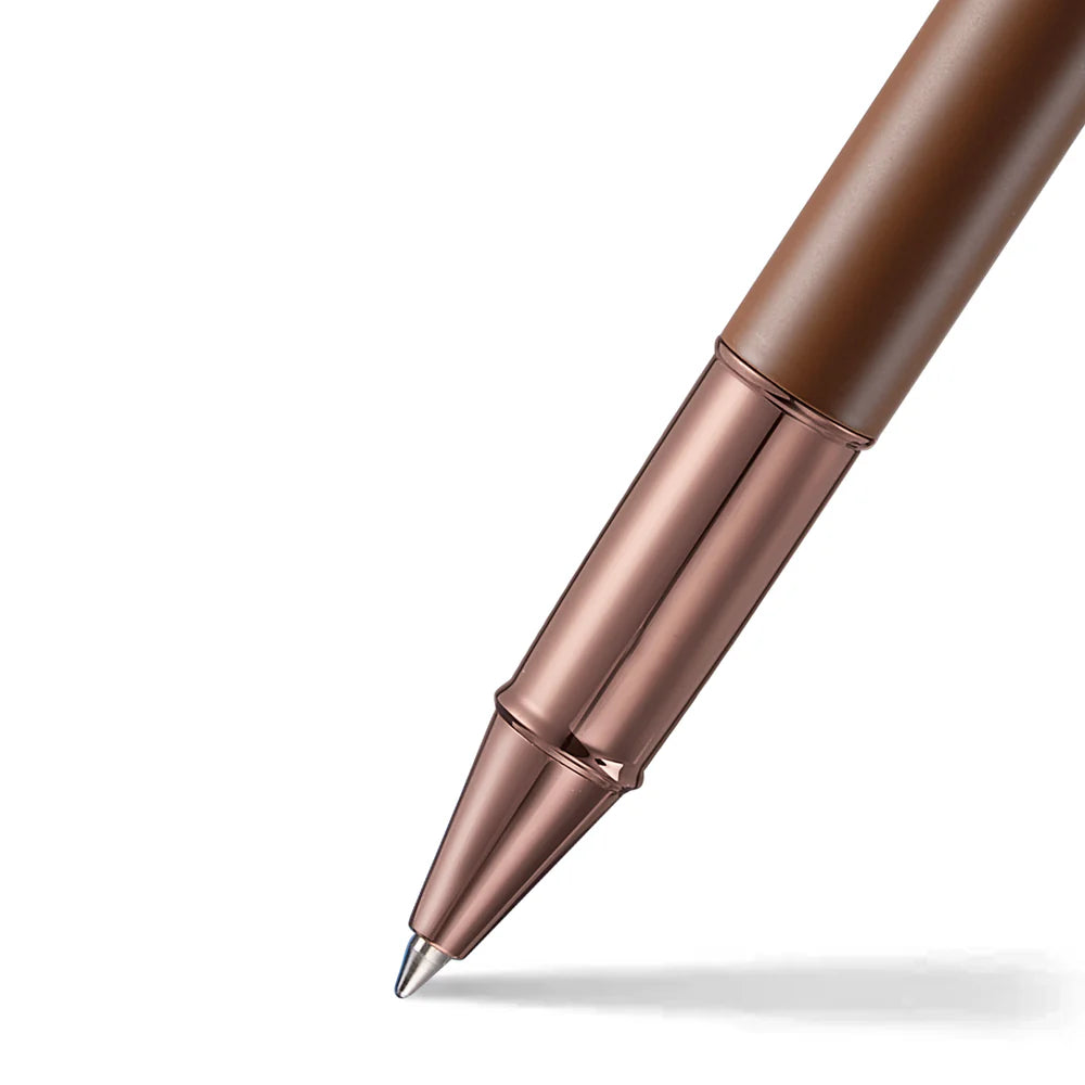 Sheaffer® 100 9374 Coffee Edition Matt Brown Rollerball Pen with Regal Brown PVD Trims William Penn