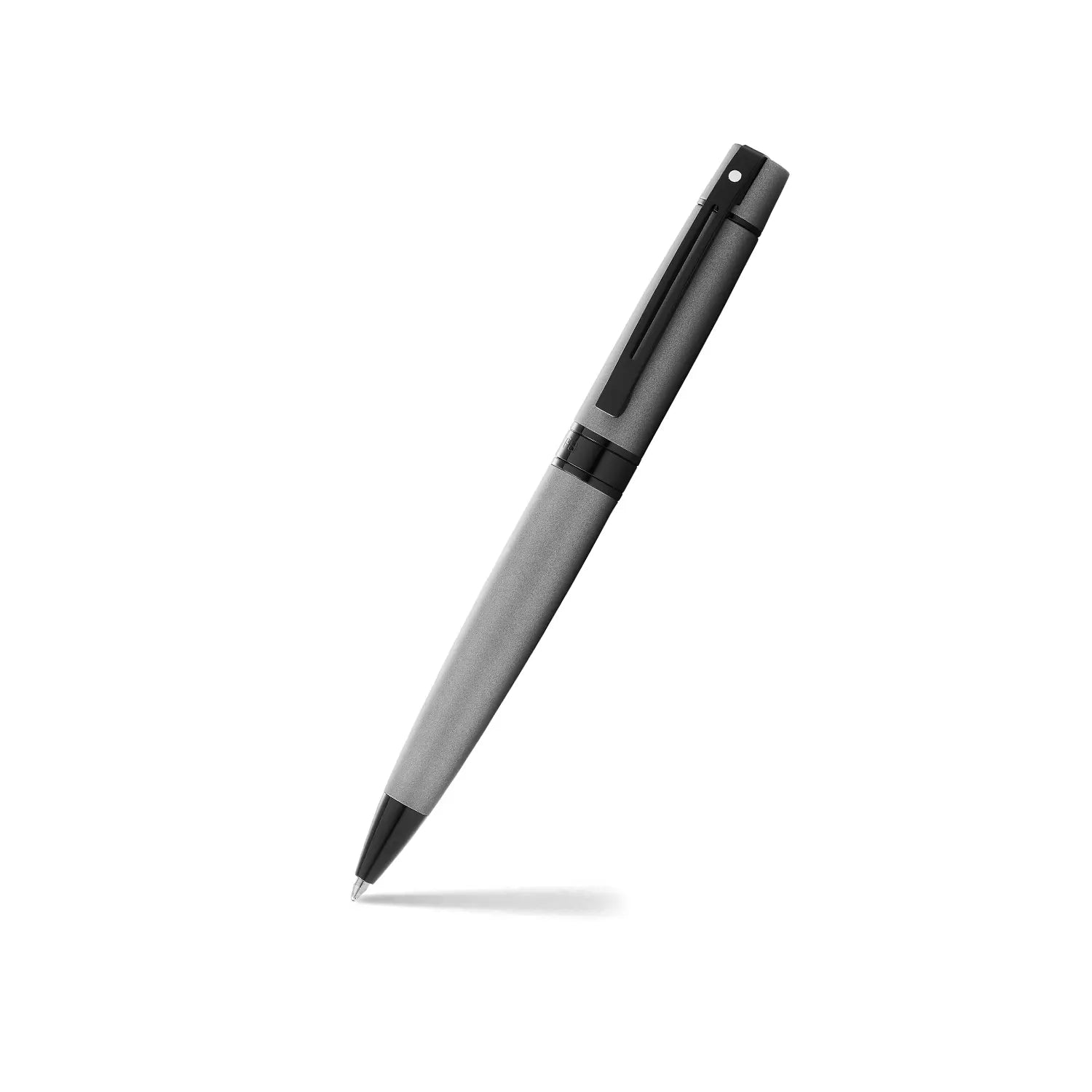 Pen Sheaffer 300 E9345 Matte Gray Lacquer With Polished Black Trims Bp Sheaffer
