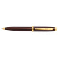 Sheaffer® 100 9370 Glossy Coffee Brown Ballpoint Pen With PVD Gold-Tone Trim William Penn