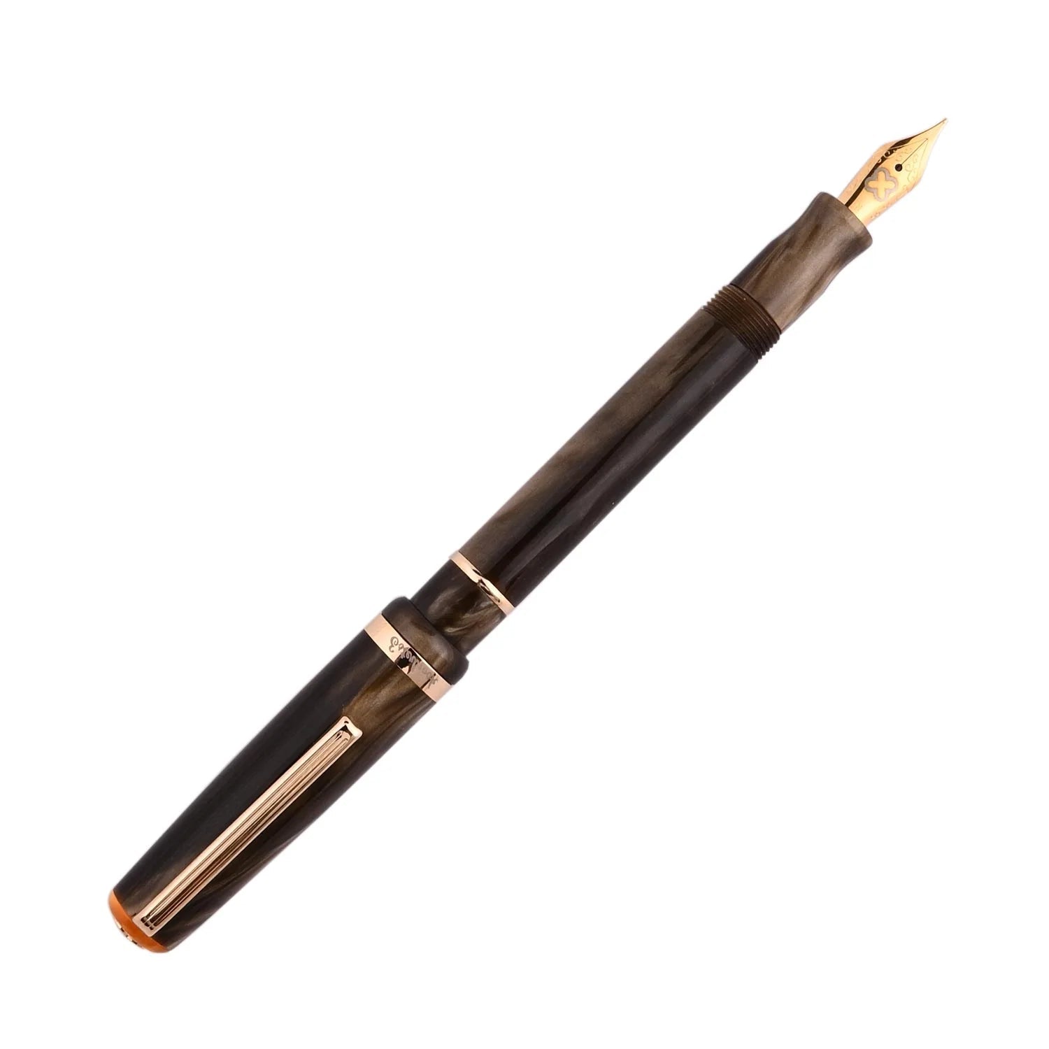 Esterbrook JR Pocket Fountain Pen - Pumpkin Latte GT esterbrook