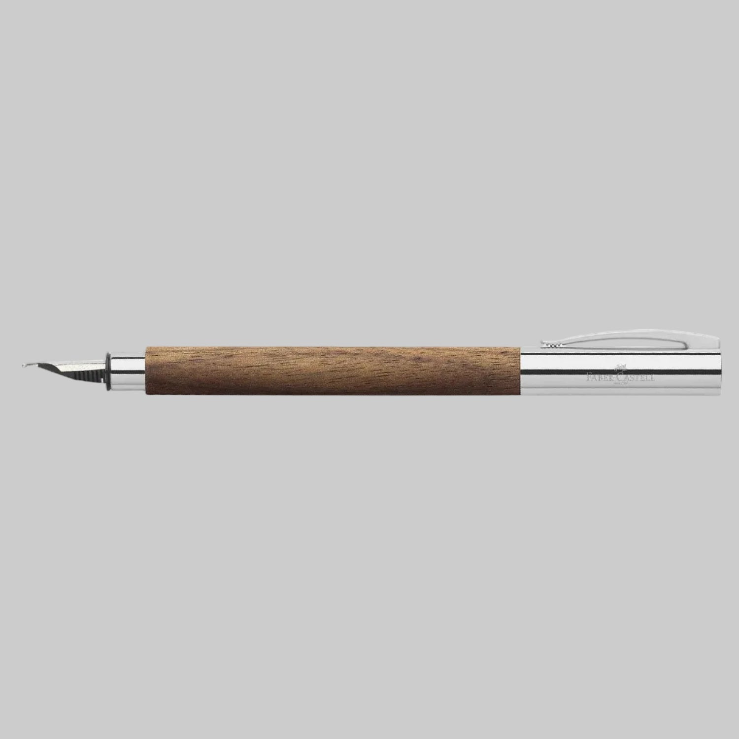 Faber-Castell Ambition Fountain Pen - Walnut CT Faber Castell