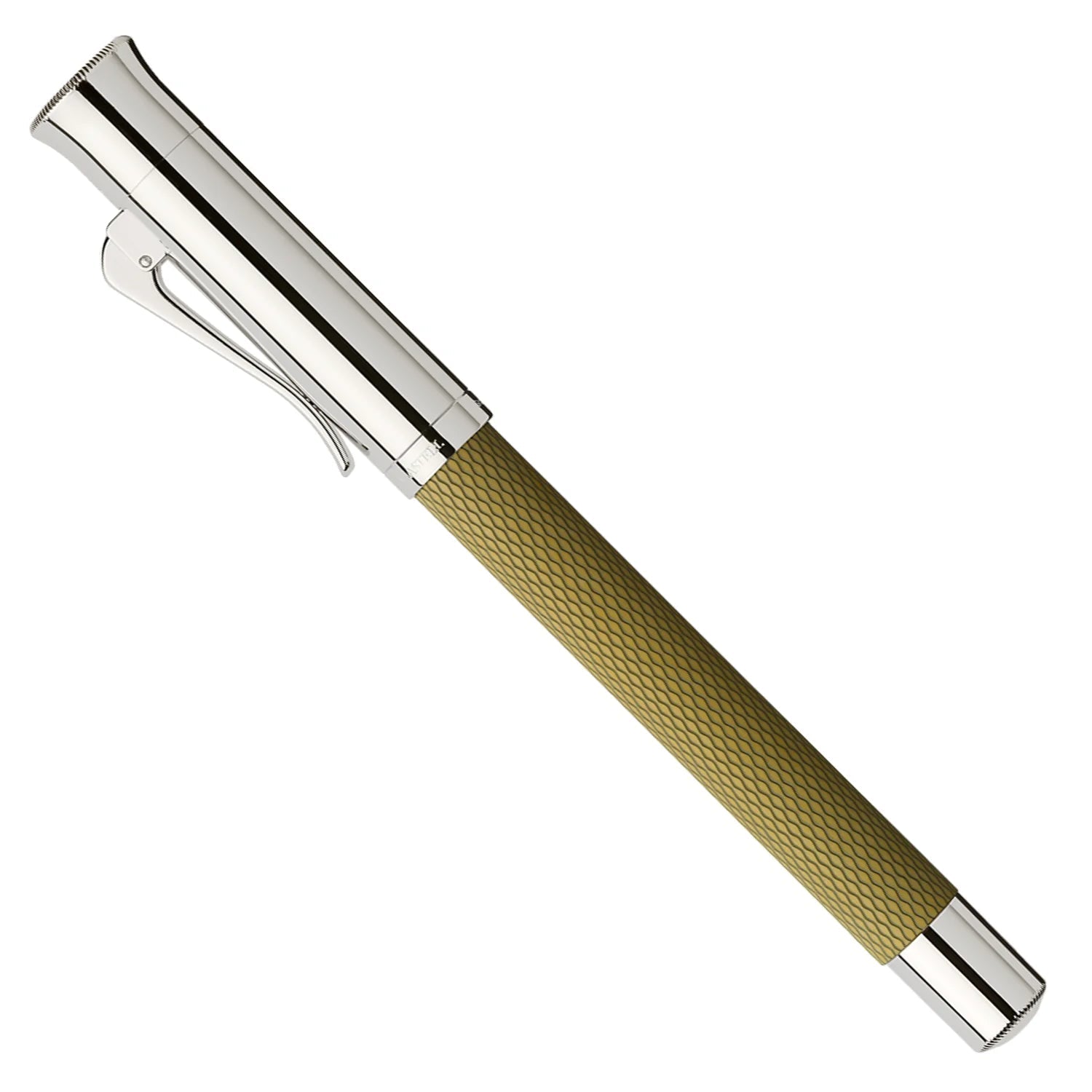 Graf Von Faber-Castell Guilloche Fountain Pen - Olive Green GVFC