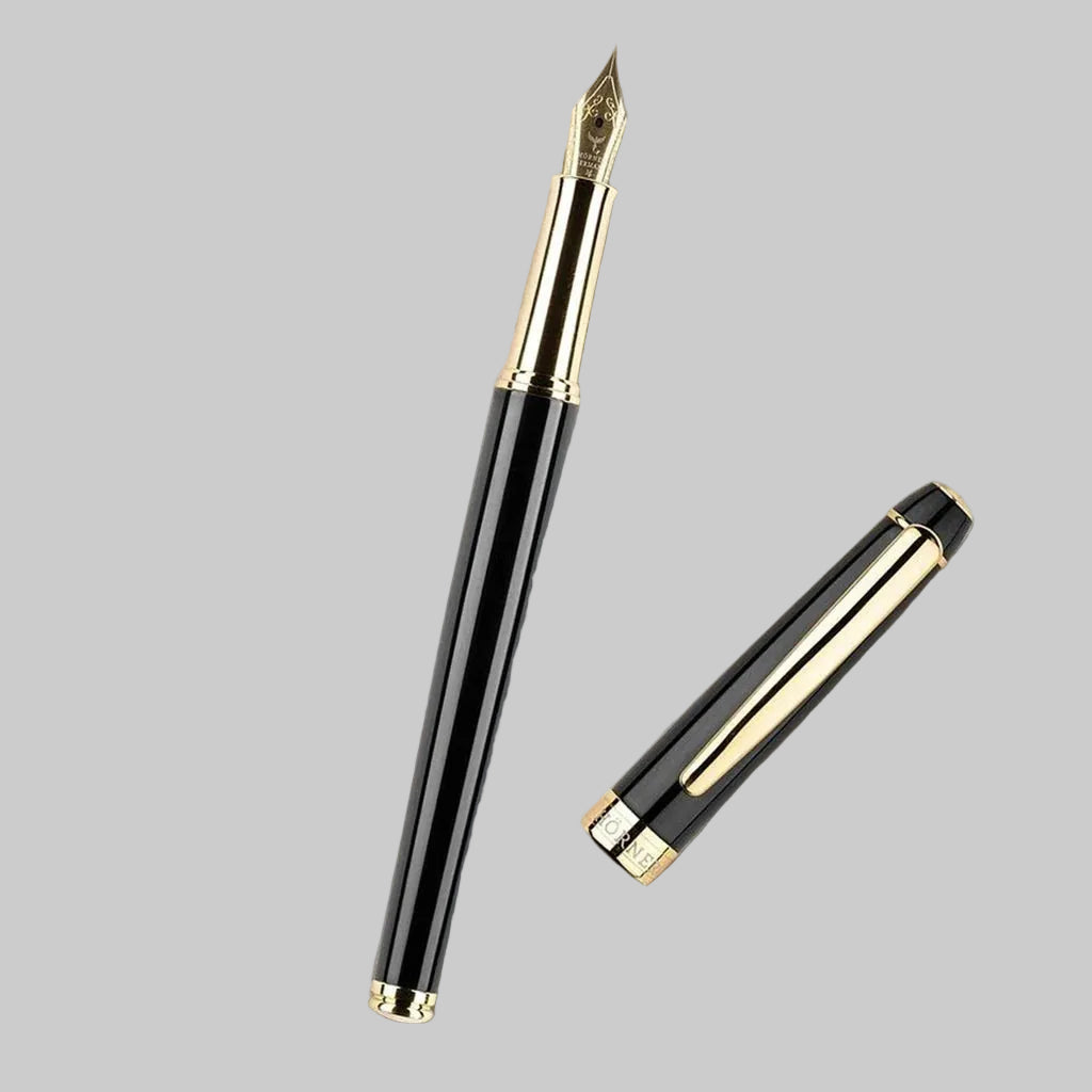 Horner Nobilis Black GT Fountain Pen Horner