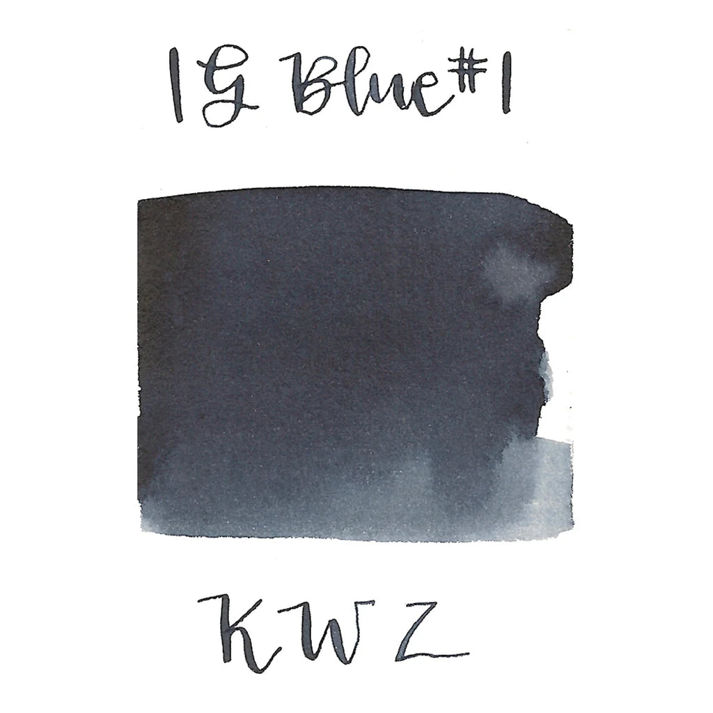 KWZ Iron Gall Blue 1 Ink Bottle 60ml KWZ