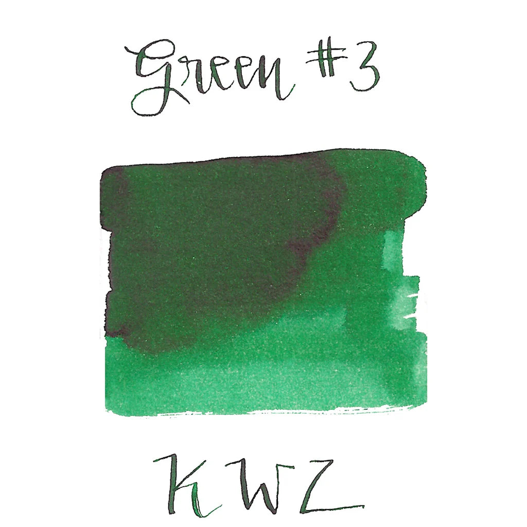 KWZ Standard Ink Bottle (Green 3 - 60 ML) KWZ