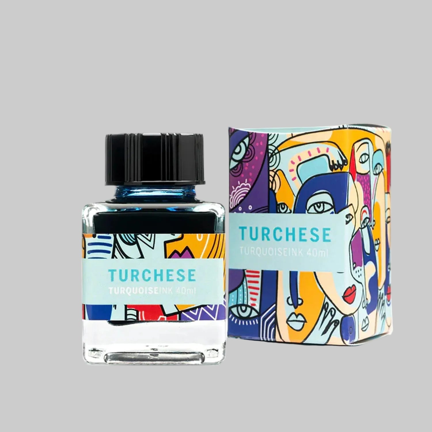 Leonardo Turchese Hawaii Ink Bottle, Turquoise - 40ml Leonardo
