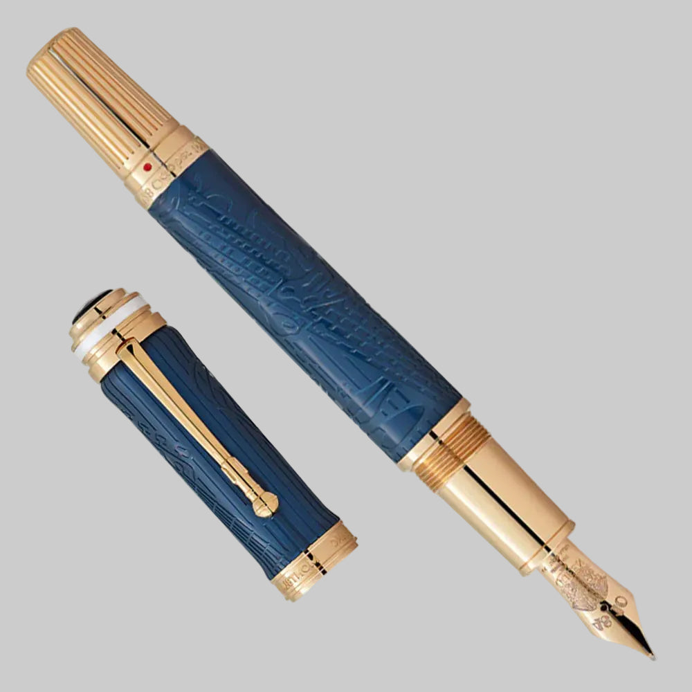 Blue QUEEN Jean Great Characters Homage To Queen Special Edition Fountain Pen Montblanc