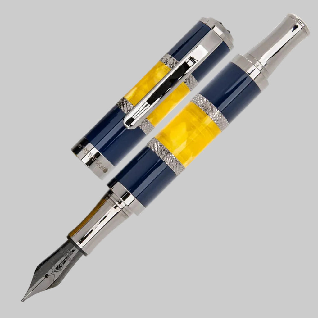 Monteverde Regatta Sport Blue/Yellow RT Fountain Pen Monteverde