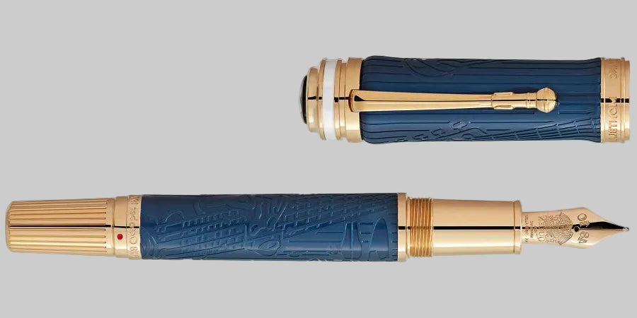 Blue QUEEN Jean Great Characters Homage To Queen Special Edition Fountain Pen Montblanc