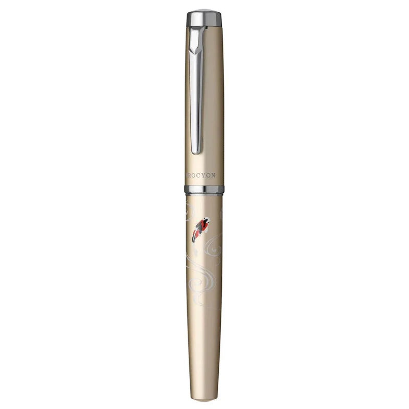 PLATINUM, Fountain Pen - PROCYON LUSTER Modern Maki-e Nishikigoi (F) Platinum
