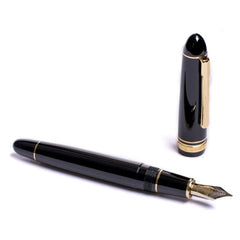 Platinum President Black GT Fountain ( Platinum
