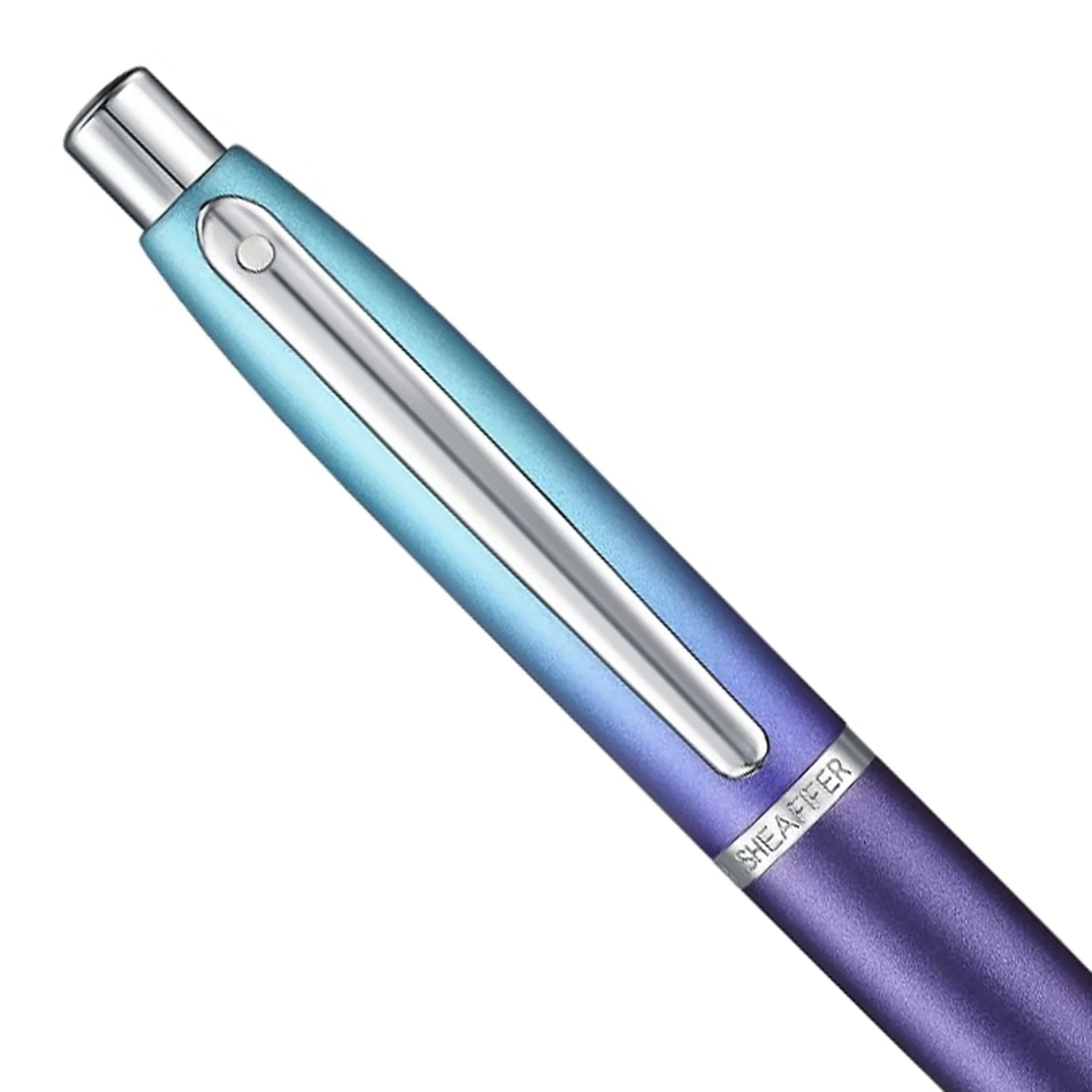 Sheaffer Expressions VFM Blue/Purple Pearlised Gradient CT Ballpoint Pen + Card Case Gift Set G9430 Pen Club