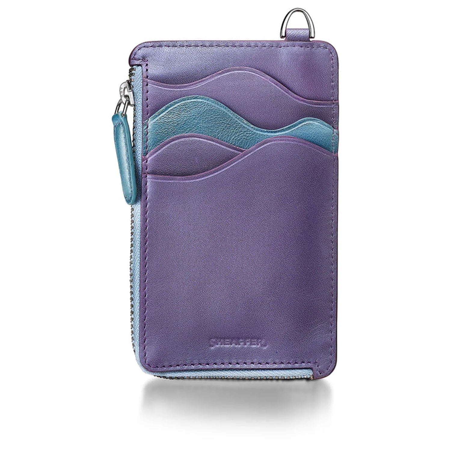 Sheaffer Expressions VFM Blue/Purple Pearlised Gradient CT Ballpoint Pen + Card Case Gift Set G9430 Pen Club