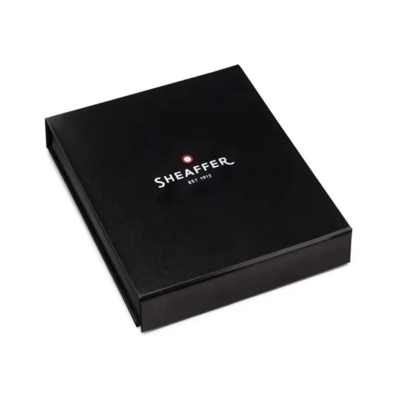 Sheaffer Pen Set VFM E9403 Excessive Red With Chrome Plate Trim Medium Fountain Pen and Ballpoint Pen Sheaffer