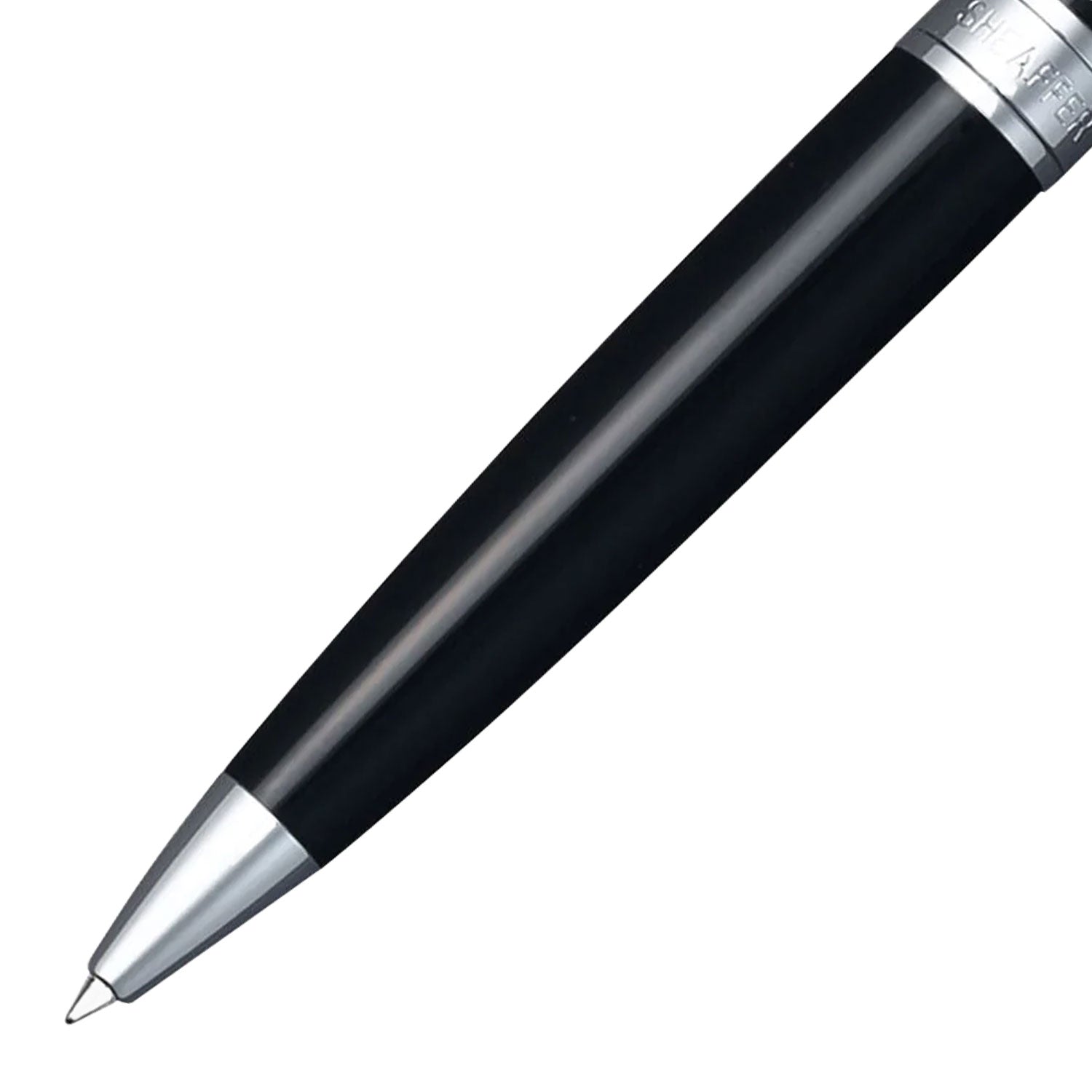 Sheaffer 300 Series Ball Pen Combo Gift Sets, Glossy Black CT + Business Card Holder Sheaffer
